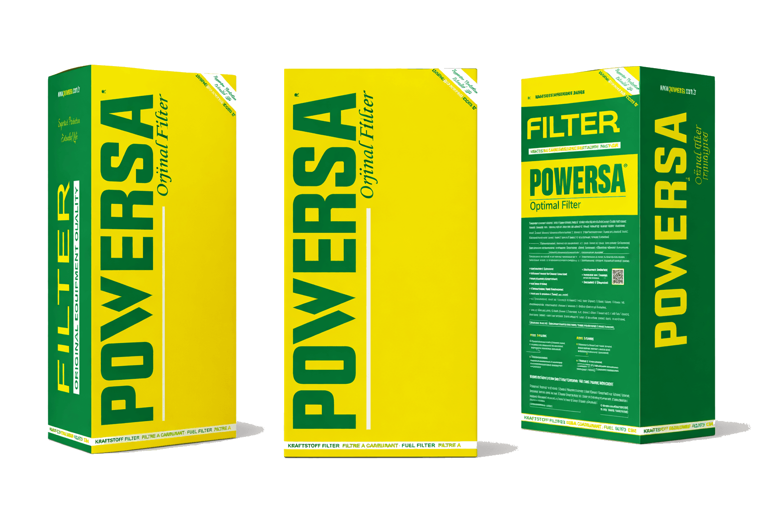 Powersa ürün kutuları